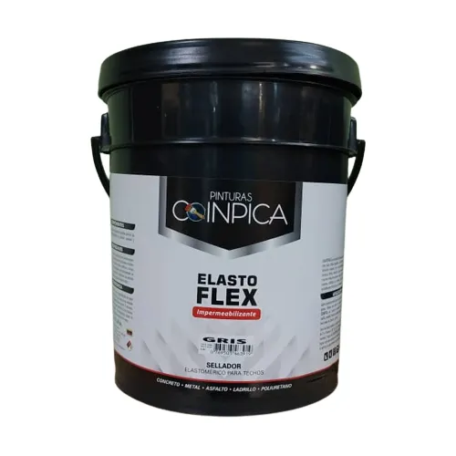 Impermeabilizante Elasto Flex Elastomerico Gris Cuñete
