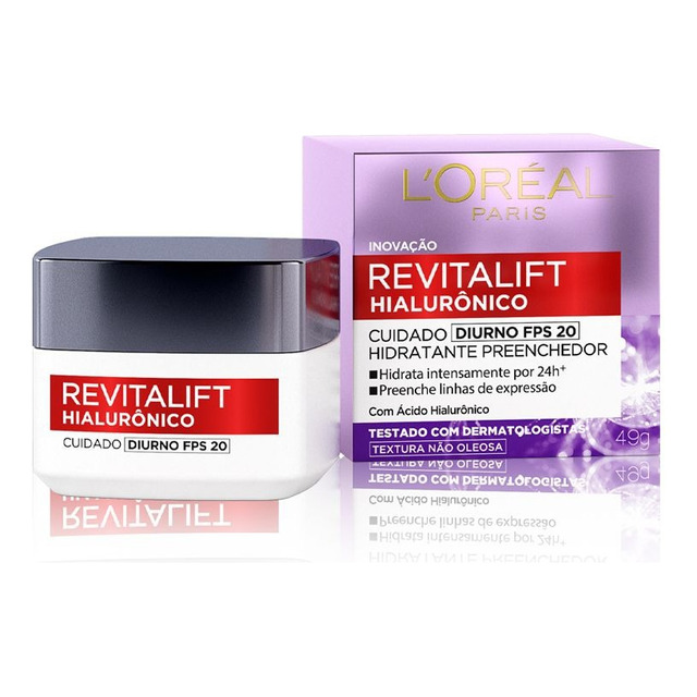 Creme Facial Anti-idade Dia Fps 20 L'oréal Paris Revitalift Creme Facial Anti-idade Dia Fps 20 L'oréal Paris Revitalift
