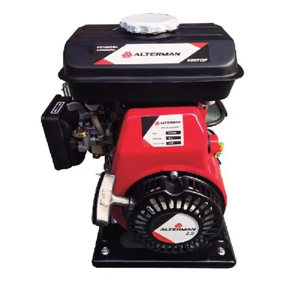 Motobomba Alterman Gasolina 4t, Autocebante 1.5 X1.5 2.5hp