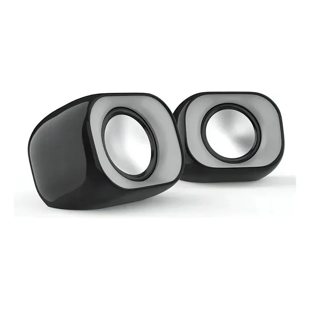 Parlantes Pc Multimedia Hp 6 Watts / Dhs-2111 Color Negro
