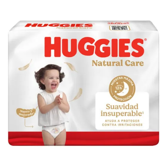 Pañal Huggies Natural Care Xtracare Big Talla Xxg 58 Und Género Sin Género Tamaño Extra Extra Grande (xxg)