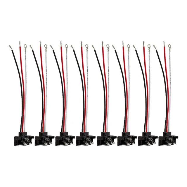 Limicar Conector 3 Cabl Angulo Recto Clavija Alambre Cola 8