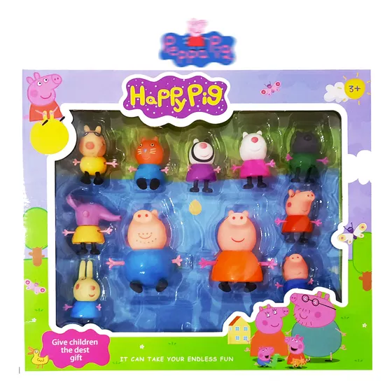 Peppa Pig Set Muñecos Articulados C/caja