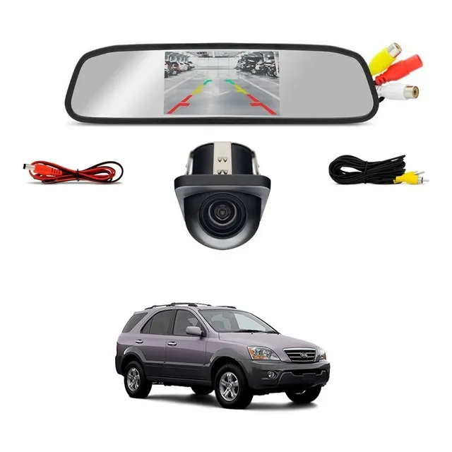 Retrovisor Com Câmera De Ré Kia Sorento 2006 2007 2008 2009