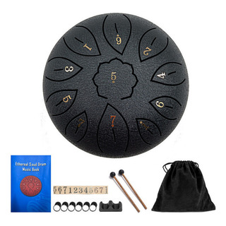 Tambor De Lengüeta De Acero, Tambor Handpan, 11 Mini Tambor De Lengüeta De Acero, Tambor Handpan, 11 Mini