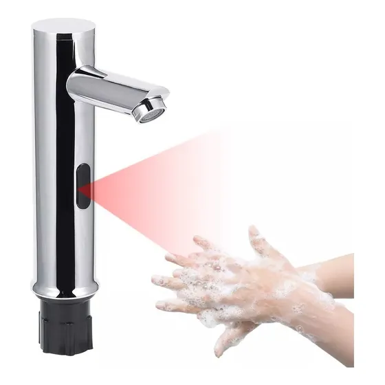 Grifo Llave Monomando Sensor Automatico Lavabo Baño Elegante Zt01