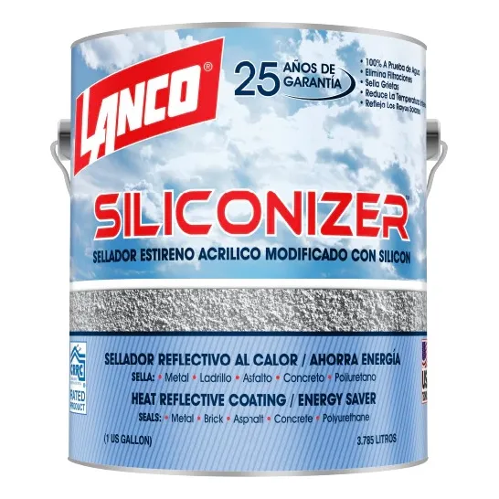 Sellador Impermeabilizante De Techos Siliconizer Lanco 1g