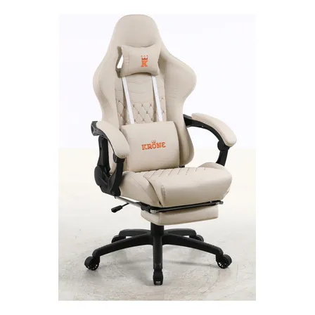 Silla Gamer Profesional Krone Xl  Línea Premium  Apoyapiés