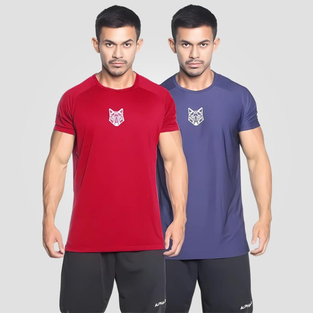 Kit 2 Camisetas Masculina Dry Alpha Co Kit 2 Camisetas Masculina Dry Alpha Co