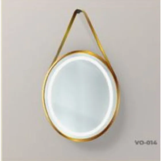 Eup Espejo Dorado 60cm Luz Led