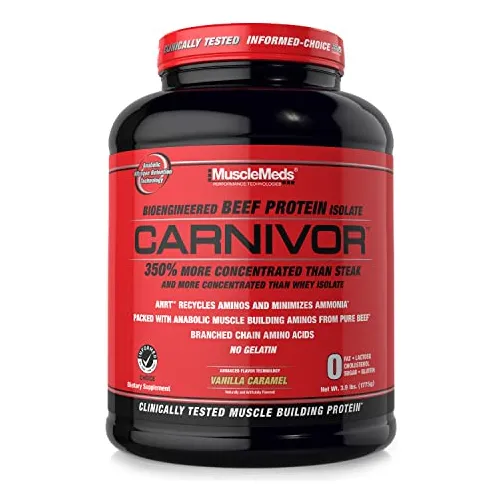 Suplemento Proteico Musclemeds Carnivor Vanilla Caramel 1.77