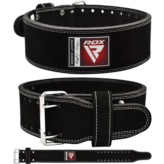 Cinturon Cuero Rdx Powerlifting Ebilla (10mm Espesor)
