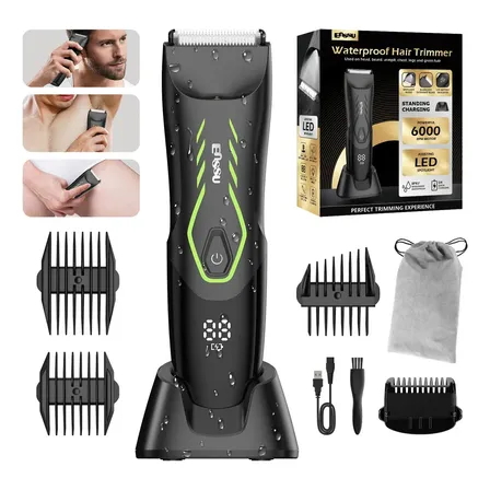 Enssu Aparador De Pelos Corporais Masculino Verde