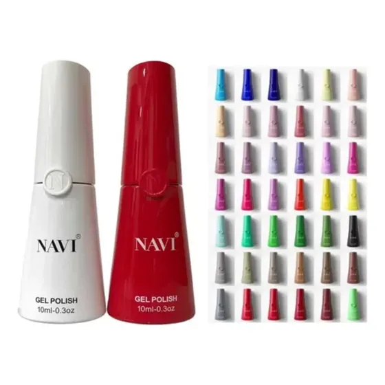 Gel Uv/led Semipermanente Clasico Colores Navi 10ml Uñas 