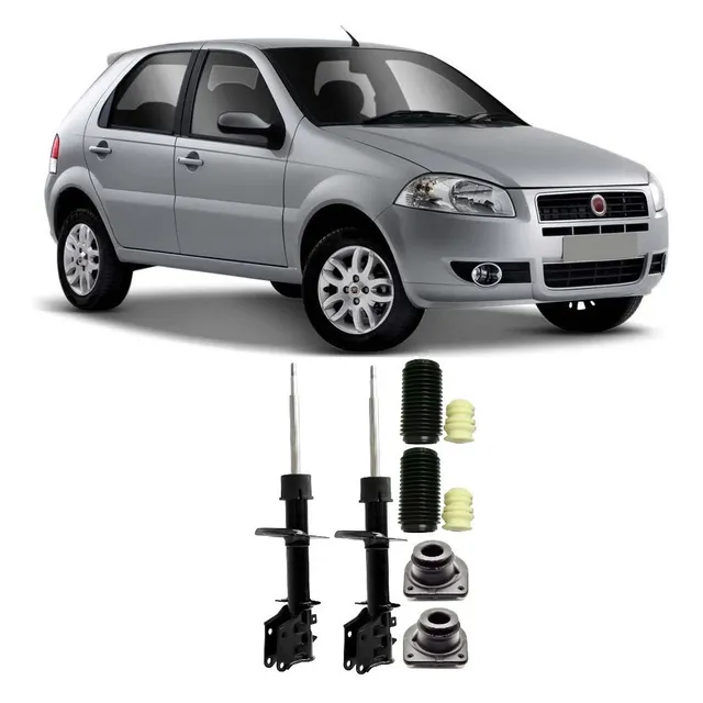 Amortecedor Fiat Palio Dianteiro + Kit Batente 2002 Até 2012