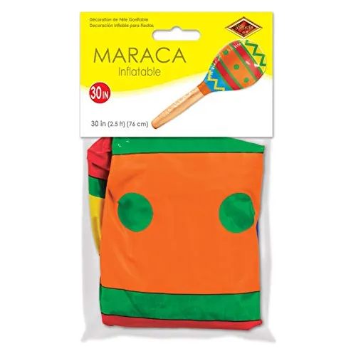 Beistle 57897 Inflable Maraca, 30 Pulgadas
