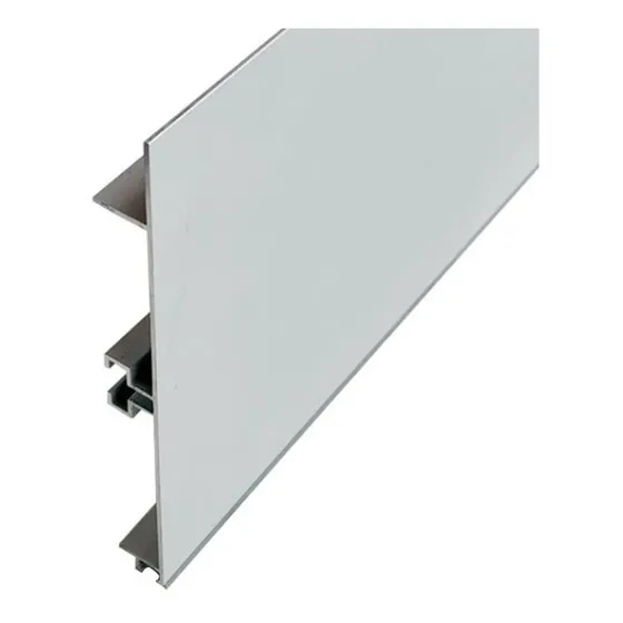 Zocalo De Aluminio 120mm X 4mts Anodizado Häfele