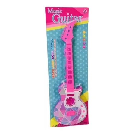 Guitarra Rock Musical A Pila Juego Para Niña