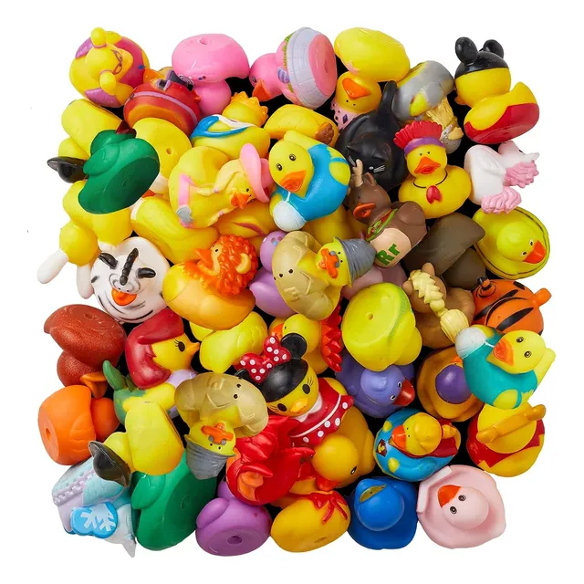 Mini Pato De Goma Flotante