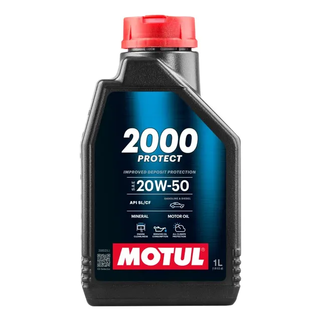 Aceite Sae 20w50 Mineral Motul 2000