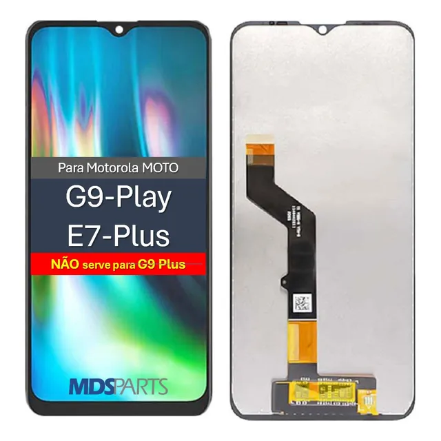 Tela Frontal Display Para Moto G9 Play Xt2083
