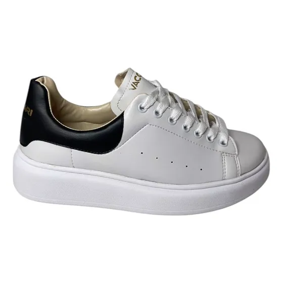 Zapatilla Hombre Mc Blanco Talon Negro Vaccari
