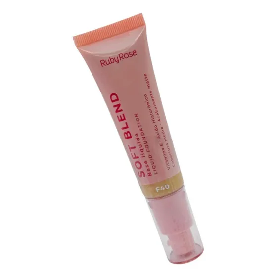 Base de maquiagem líquida Ruby Rose Soft Blend tom f40