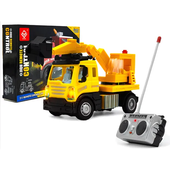 Carros Radio Control Armables Revolvedora Bomberos Residuos
