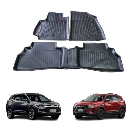 Jogo De Tapetes Borda Elevada Nova Tracker 2021 A 2026 Gm Preto