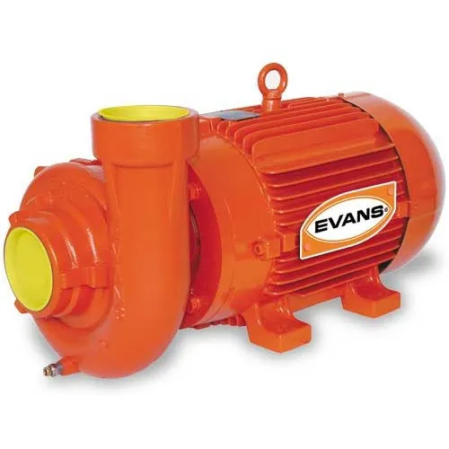 Bomba Industrial Eléctrica Evans 10hp Trifásica 3x3 Color Naranja Frecuencia 60 Hz