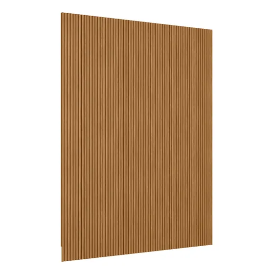 Painel Ripado De Madeira Sala Quarto 219x250cm Slats Nature