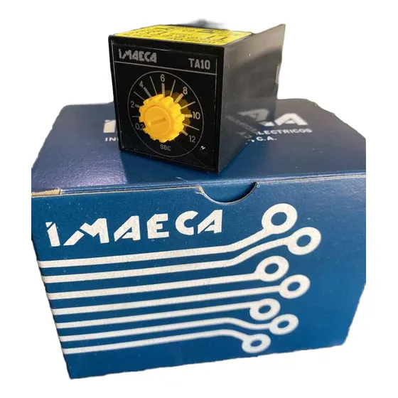 Rele Temporizador Imaeca Ta-10. 8 Pines Base Octal