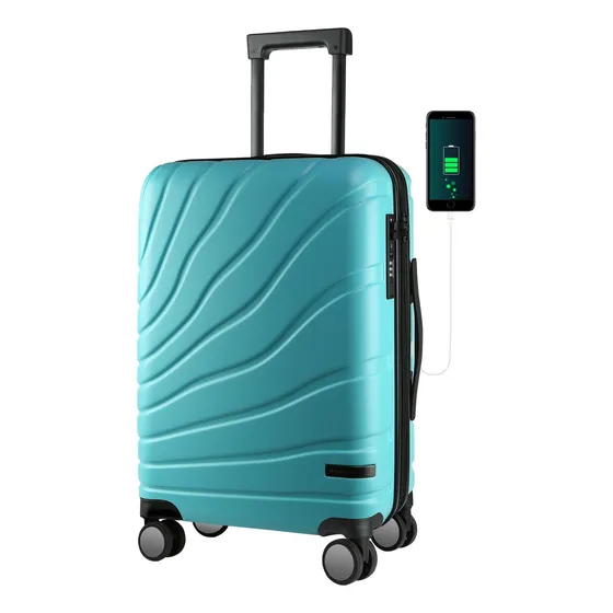 Vankean Carry-on Luggage Con Ruedas Spinner Y Cerradura Tsa,