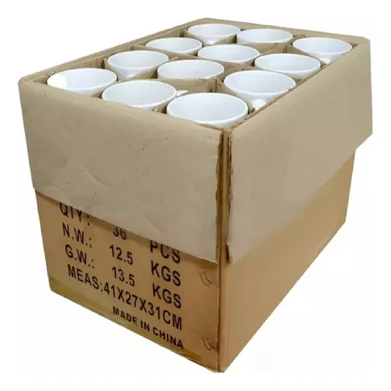 Taza 11oz Para Sublimar Blanca Aaa Ceramica Caja De 36 Und