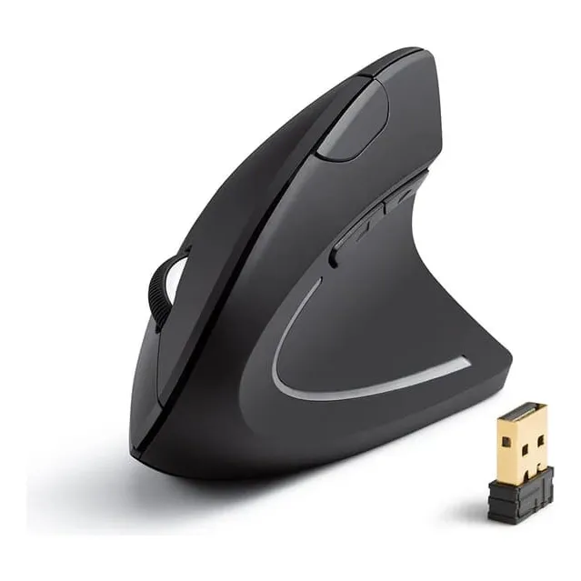 Mouse Vertical Ergo Inalámbrico Recargablebluetooth+2.4gdual