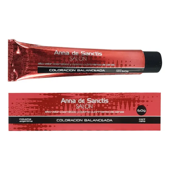 Promo Tintura Anna De Sanctis 60g Coloración X 10 Unidades