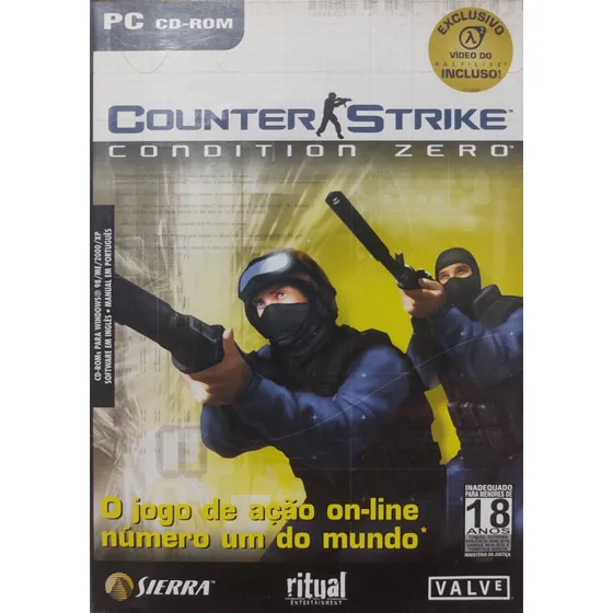 Jogo Pc Counter Strike Condition Zero Duplo