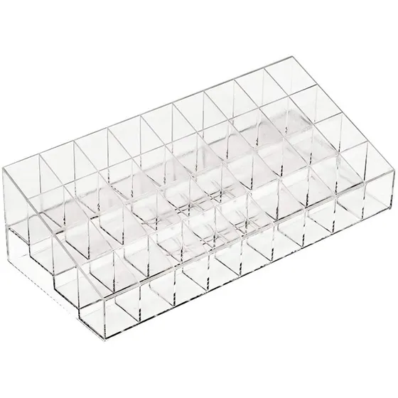 Organizador De Acrilico Maquillaje Labiales Para 36 Lapices®