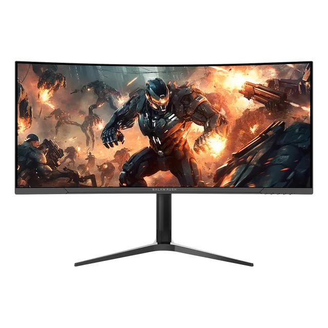 Monitor Gamer Curvo 34 BALAM RUSH ULTRA EXPLORER MXT34P 1ms 165Hz Ultra Wide QHD VA LED HDMI DP FreeSync Bocinas