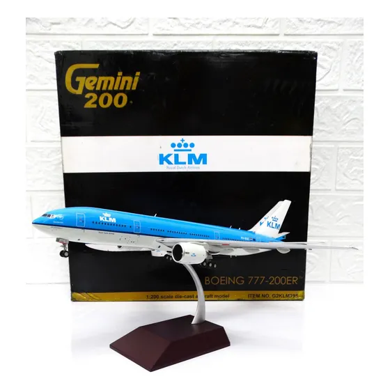 Klm Boeing 777-200 Avión Colección Escala 1:200 Gemini Jets