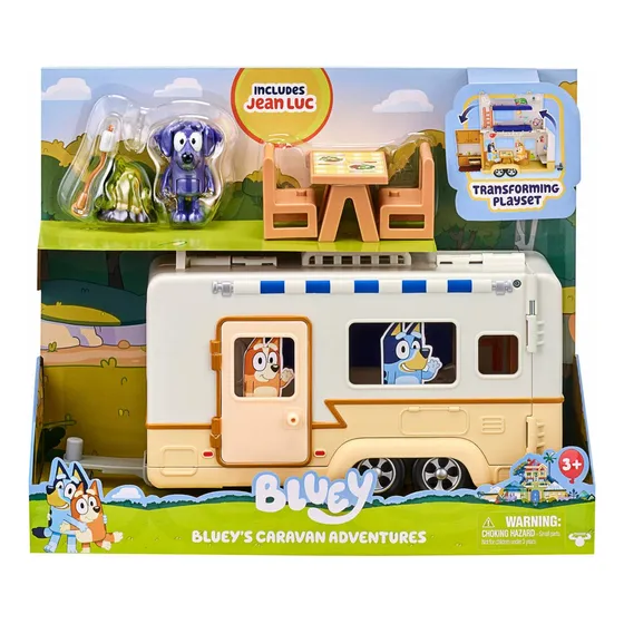 Bluey Set De Juegos Aventuras En La Caravana Con Jean Luc