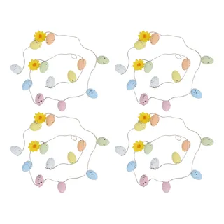 Guirnalda De Flores Amarillas, 4 Unidades, Colgantes, Huevos Guirnalda De Flores Amarillas, 4 Unidades, Colgantes, Huevos