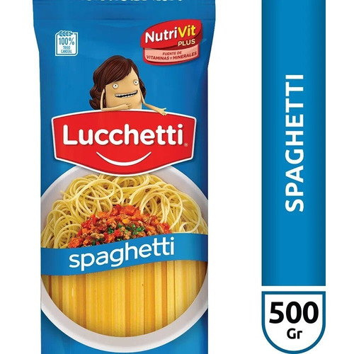Fideos Spaghetti Lucchetti Paquete X 500 G