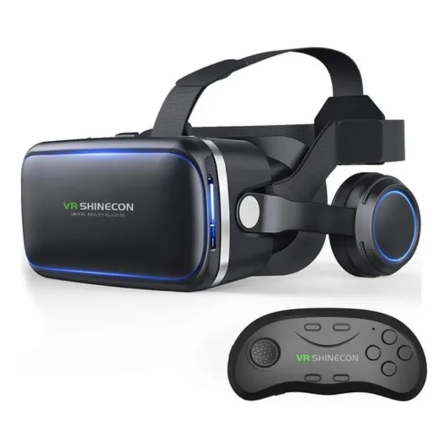 Gafas De Video 3d De Realidad Virtual Black Vr Shinecon G04e