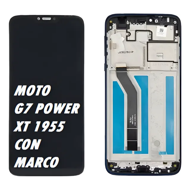 Modulo Para Motorola Moto G7 Power Xt1955 Con Marco