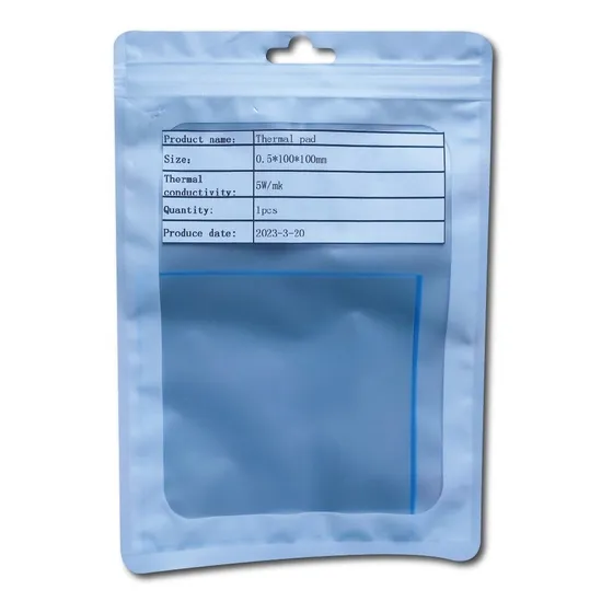 2 Unidades Thermal Pad 10 Cm X 10 Cm X 0.5 Mm 5w / Mk