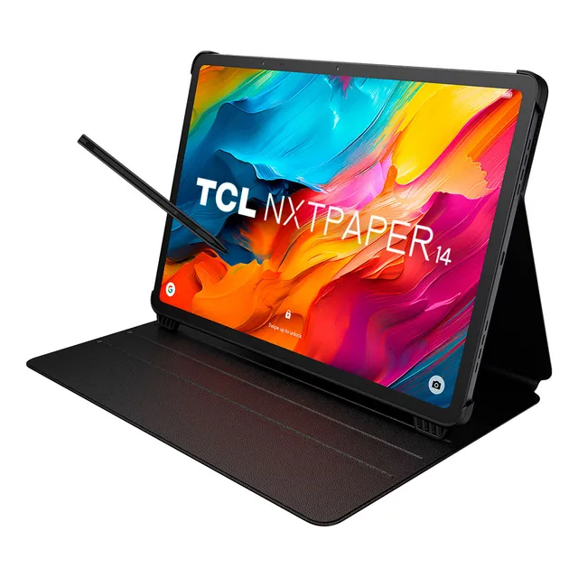 Tablet Tcl Nxtpaper 14 256gb + Lápiz + Flip Case