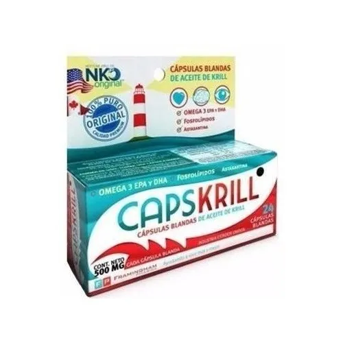 Suplemento Framingham Pharma Capskrill Omega 3 12g