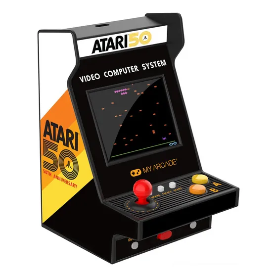 Consola 4.8 Atari Portable 75 Juegos En 1 My Arcade DGUNL7014 Negro