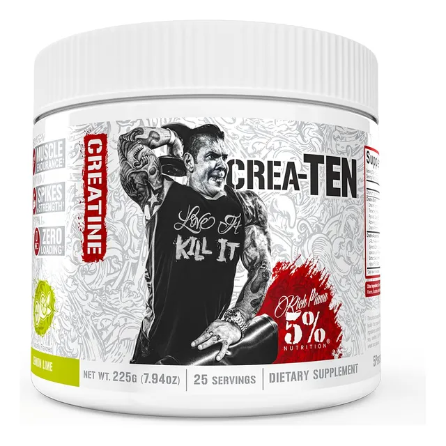 Creatina En Polvo, 5% Nutrition Createn Complex, Limón Y Lim